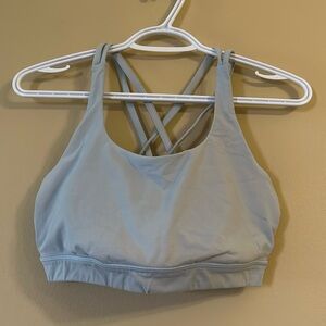 Light baby blue/grey lululemon sports bra